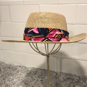 TOWN TALK STRAW HAT MADE IN U.S.A.
